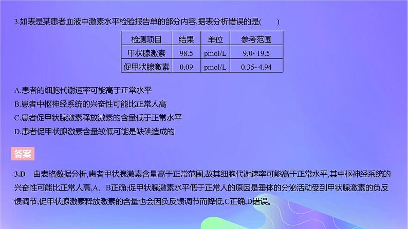 2022_2023学年高中生物第三章体液调节课时2课件浙科版选择性必修1第5页