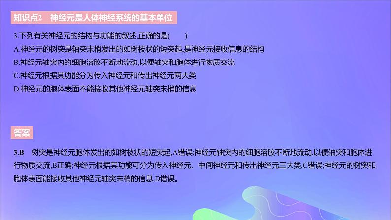 2022_2023学年高中生物第二章神经调节课时1课件浙科版选择性必修106