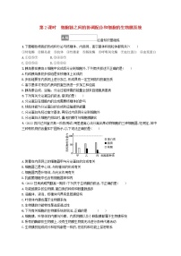 人教版 (2019)必修1《分子与细胞》第2节 细胞器之间的分工合作第2课时课后作业题