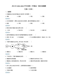 2022内江高一下学期期末检测试题生物（文）含答案