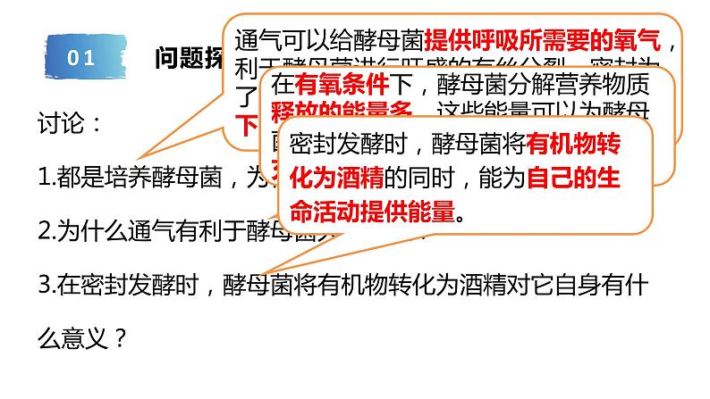 5.3细胞呼吸的原理和应用课件2022-2023学年高一上学期生物人教版必修103