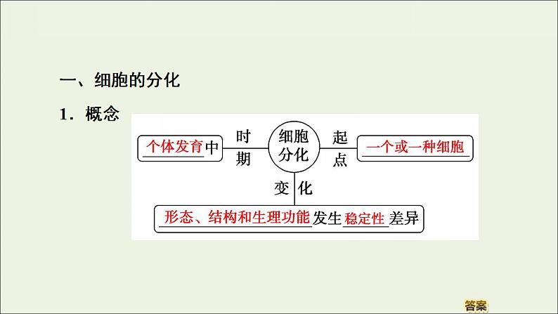 高中生物必修一 《第2节 细胞的分化》名校名师课件第4页