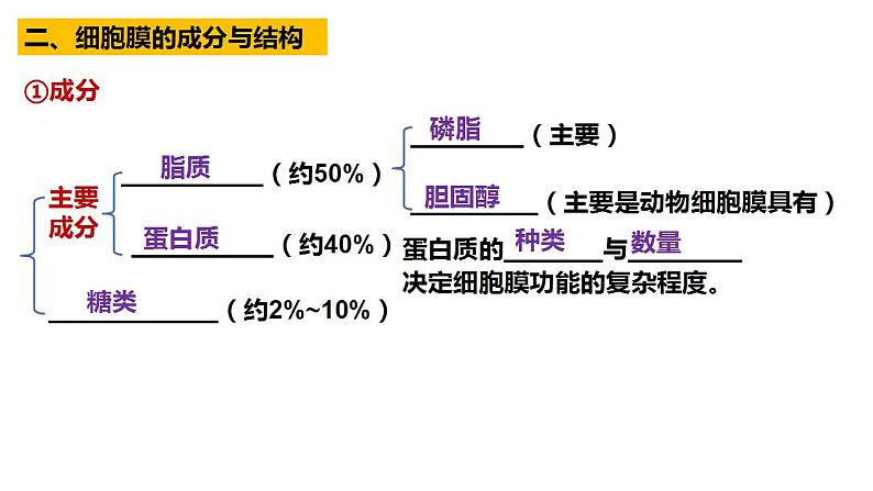 高中生物必修一 3.1细胞膜的结构和功能 课件-2021-2022学年高一上学期第8页