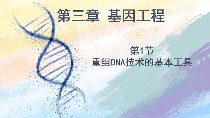 3.1 重组DNA技术的基本工具 (备课件）-【上好课】2021-2022学年高二生物同步备课系列（人教版2019选择性必修3）第1页