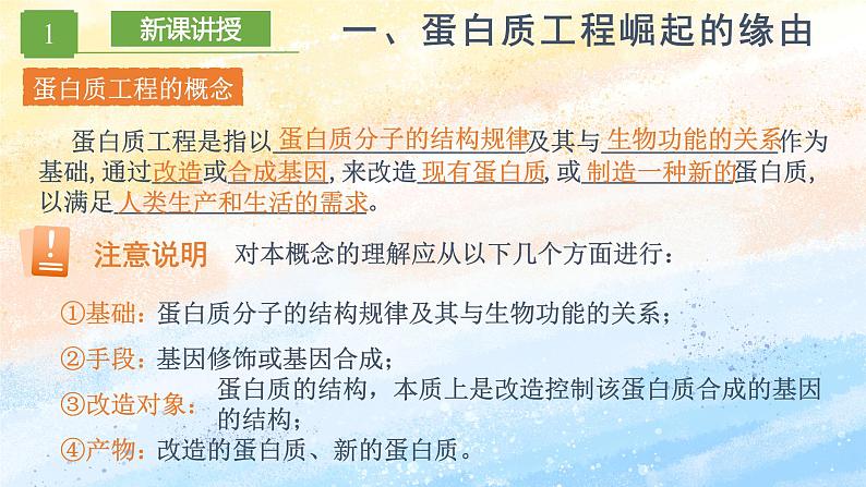 3.4 蛋白质工程的原理和应用高二生物（人教版2019选择性必修3） 课件+学案05