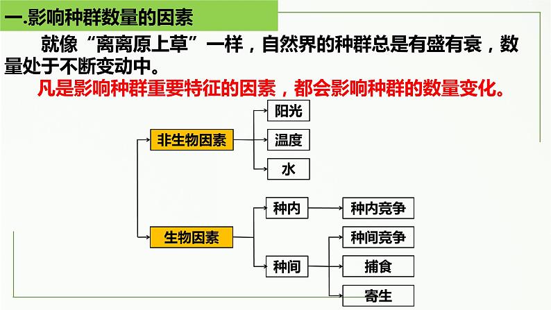 高中生物选择性必修二 1.3 影响种群数量变化的因素精讲课件第6页