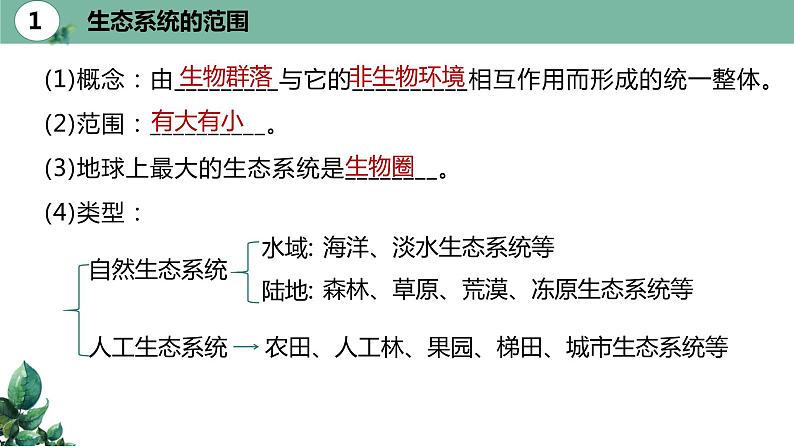 高中生物选择性必修二 3.1 生态系统的结构（第一课时）精品课件06