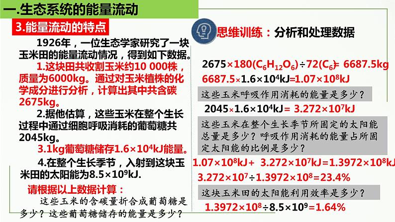 高中生物选择性必修二 3.2 生态系统的能量流动（第2课时）精讲课件05