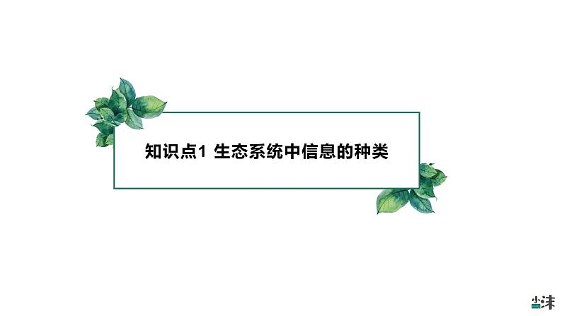 高中生物选择性必修二 3.4生态系统的信息传递精品课件04