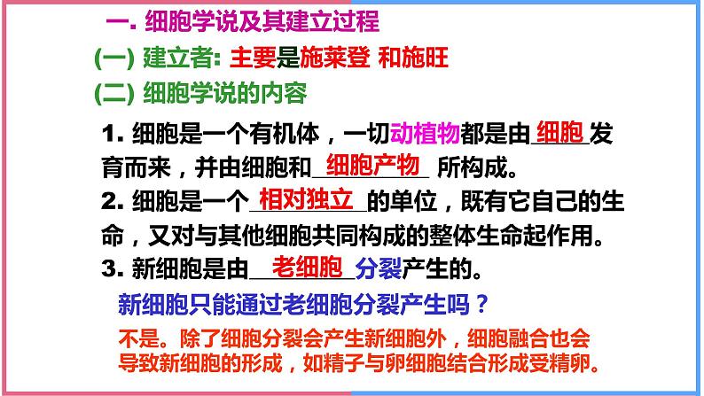 1.1细胞是生命活动的基本单位课件2022-2023学年高一生物人教版必修一05