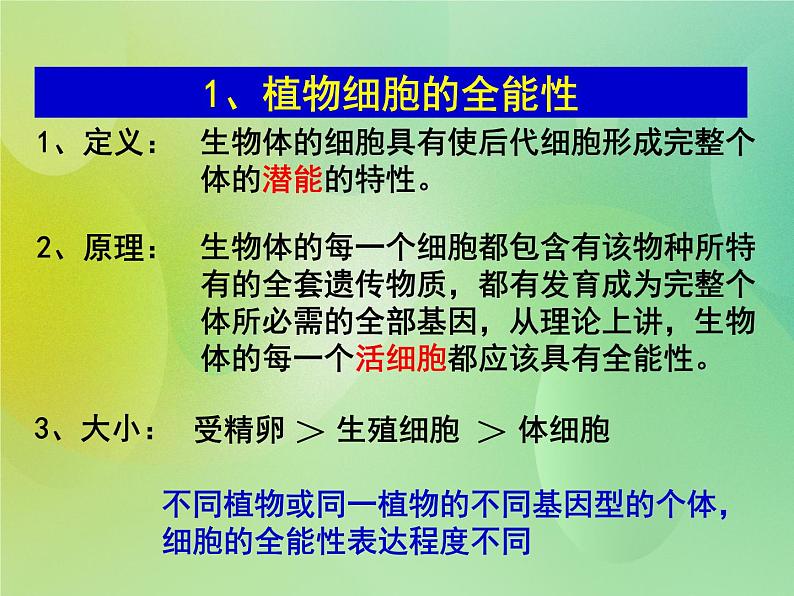 浙科版 2019 高中选修3生物 2.2 植物的克隆 课件第2页