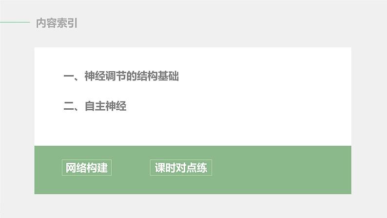 第一章人体稳态维持的生理基础  第一节　神经调节 第1课时 神经系统的组成（学案+课件）03