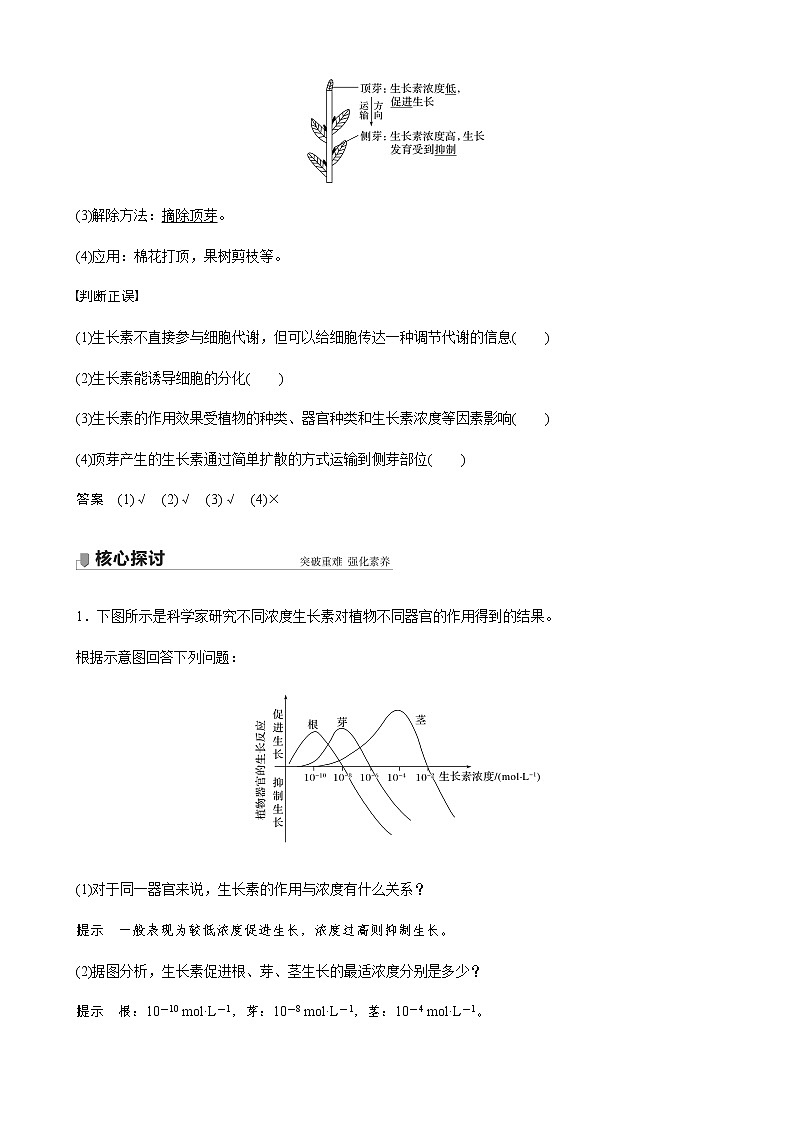 第四章 第一节 第2课时 生长素的生理作用第2页