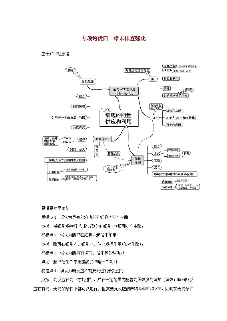 2022_2023学年新教材高中生物专项培优四细胞的能量供应和利用课堂互动探究案新人教版必修1 练习01