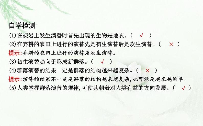 人教版高中生物选择性必修2第2章第3节群落的演替课件第8页