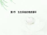 人教版高中生物选择性必修2第3章第3节生态系统的物质循环课件