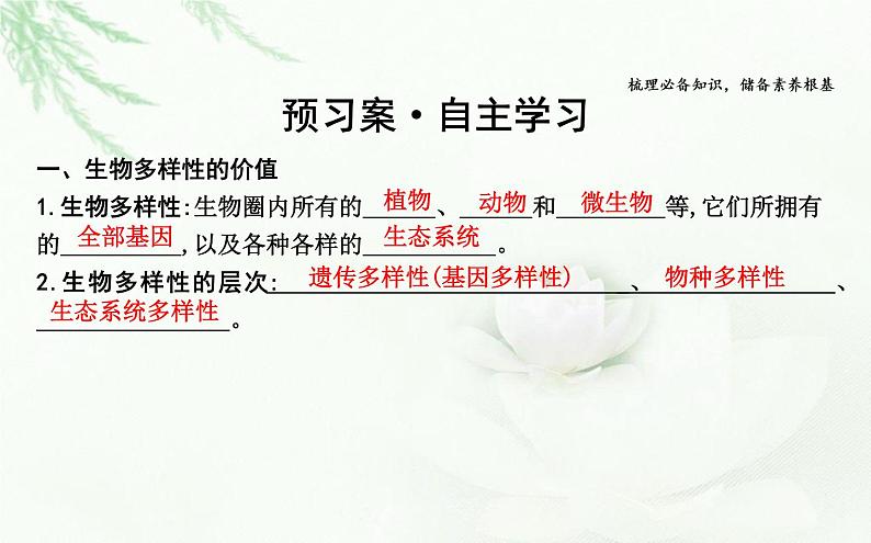 人教版高中生物选择性必修2第4章第2节生物多样性及其保护课件第4页