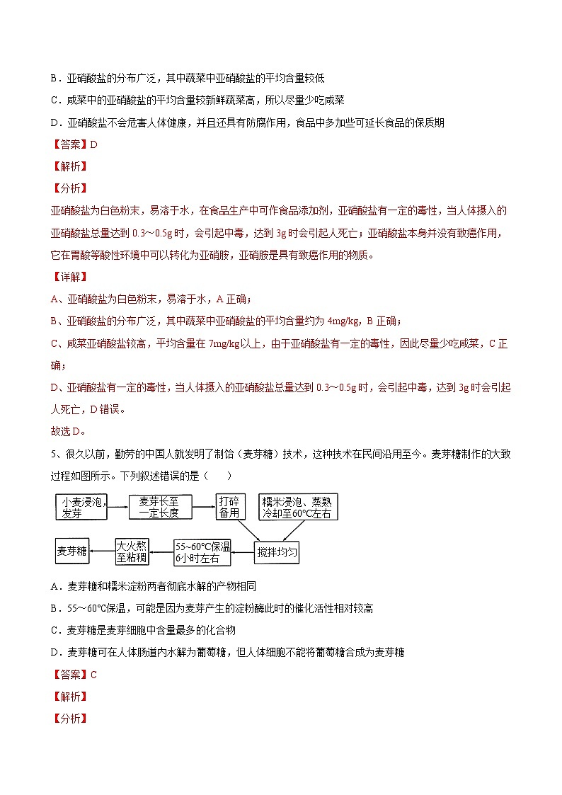 第1章 发酵工程（提升卷）-【章末分层卷】2022-2023学年高二生物同步测试卷（人教版2019选择性必修3）03