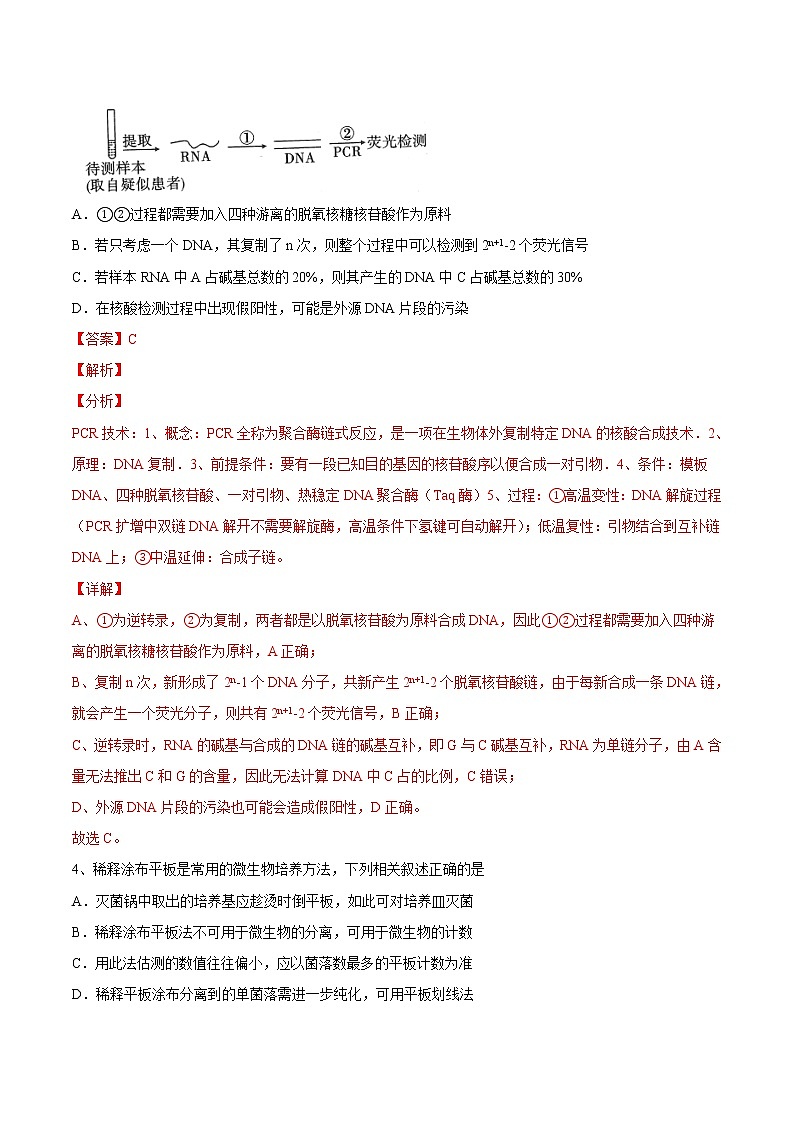 期末测试卷（提升卷）-【章末分层卷】2022-2023学年高二生物同步测试卷（人教版2019选择性必修3）03