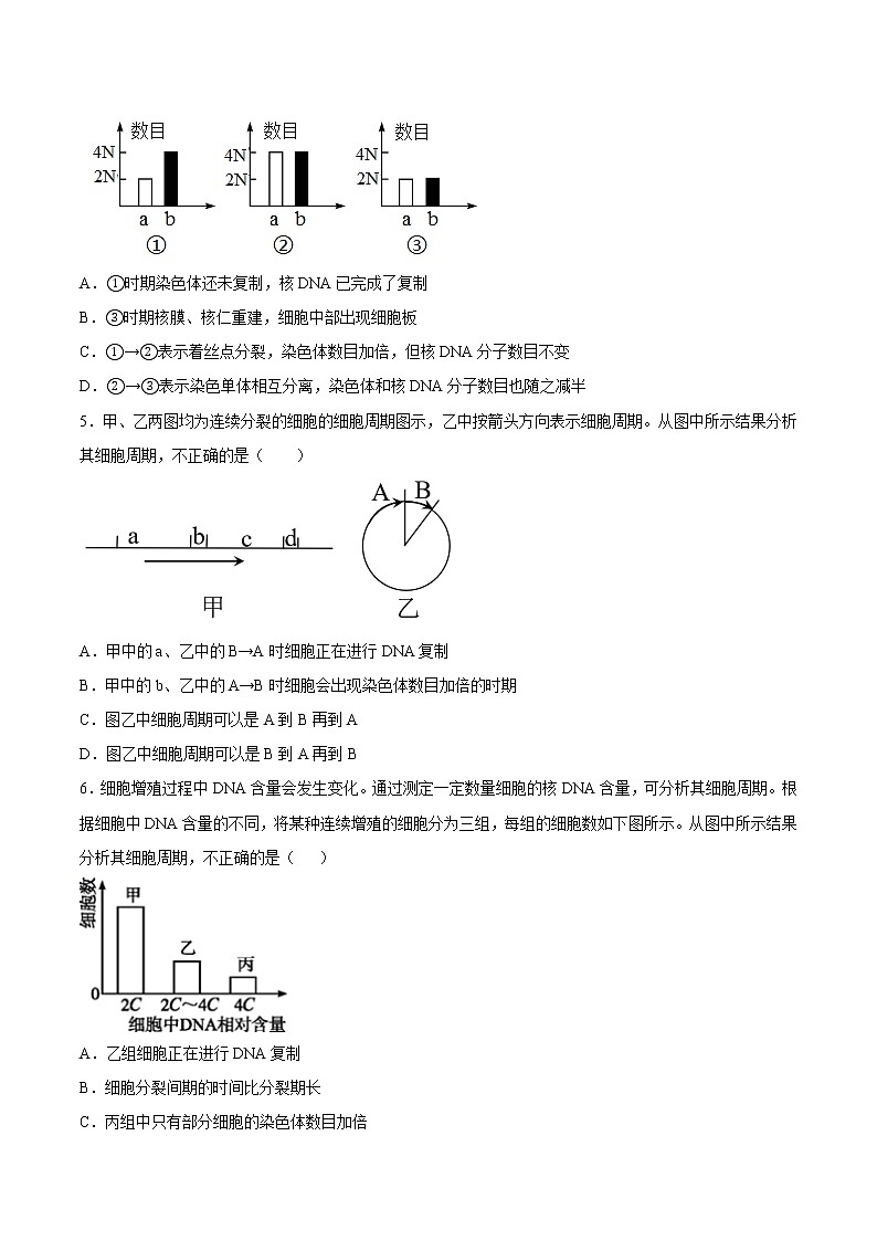 第六章  章末测试-高一生物课后培优练（人教版2019必修1）02