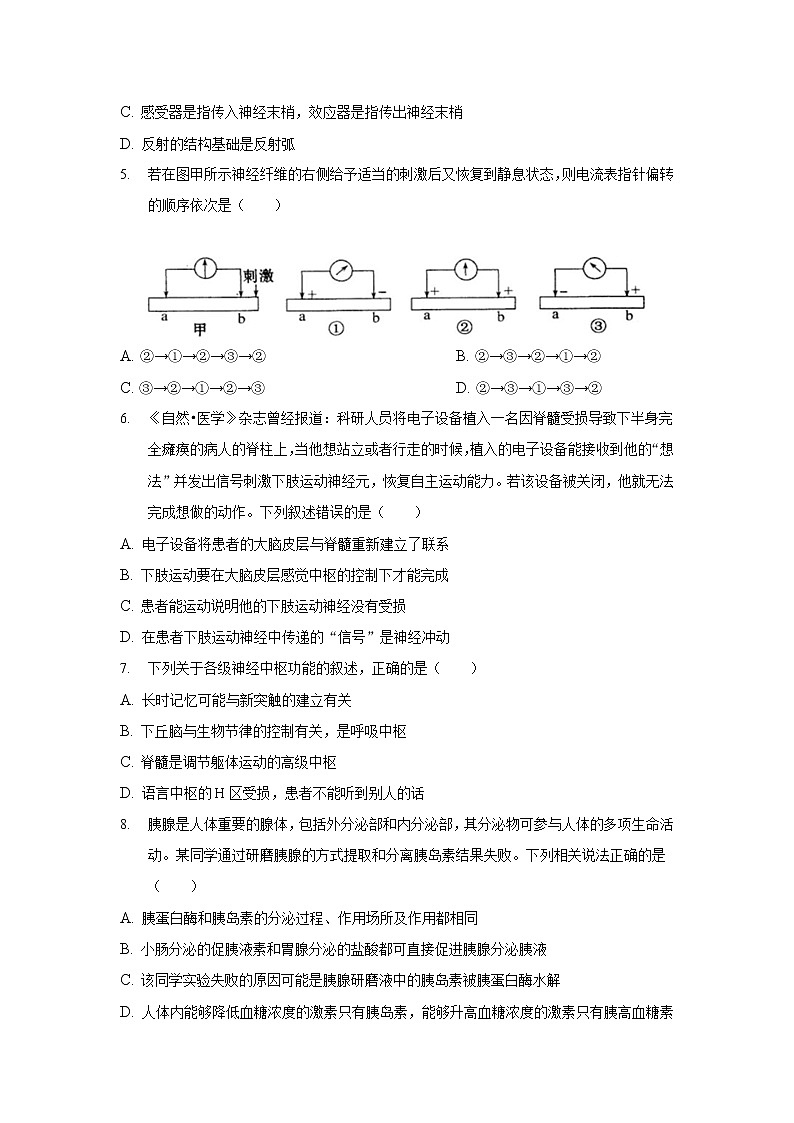 2021-2022学年安徽省桐城市桐城中学高二下学期月考（十一）生物试题含答案第2页
