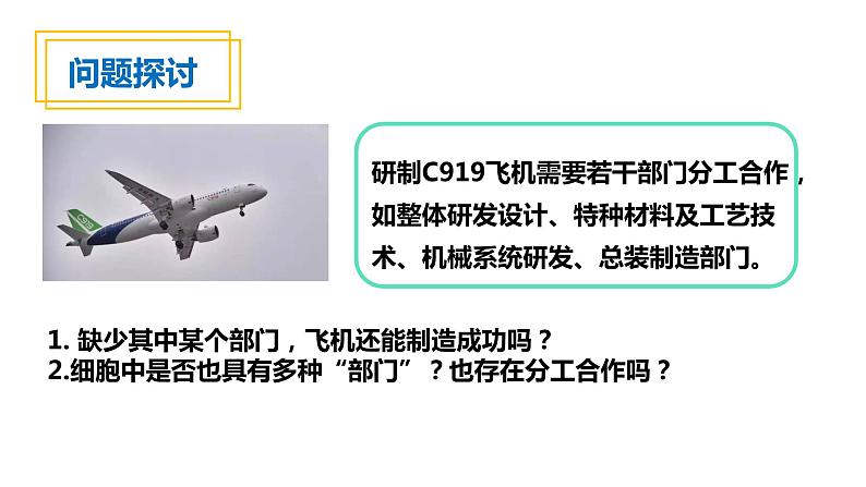 人教版高中生物高一必修一分子与细胞课件3.2细胞器之间的分工合作03