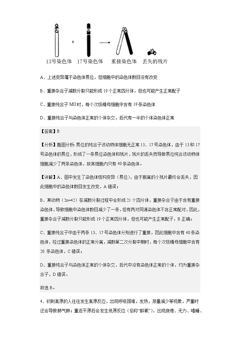 山东省“学情空间”区域教研共同体2022-2023学年高三上学期入学考试生物试题含解析第3页