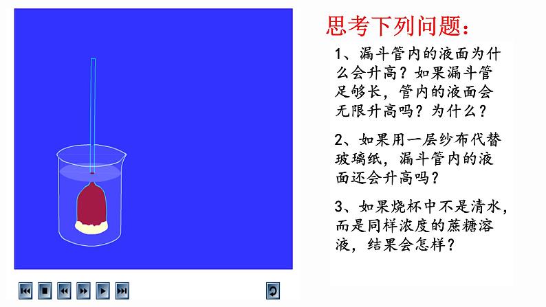 4.1 被动运输 课件 高中生物新人教版必修1第4页