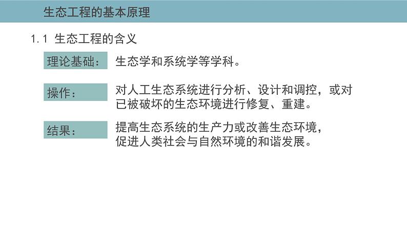 4.3  生态工程（第一课时） 课件 高中生物新人教版择性必修第二册07