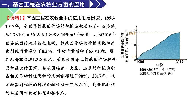 3.3  基因工程的应用 课件 高中生物新人教版选择性必修306