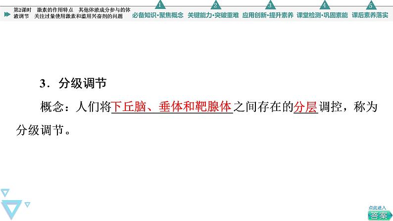 选择性必修1 激素的作用特点 其他体液成分参与的体液调节 关注过量使用激素和滥用兴奋剂的问题（51张）  课件-高中生物新苏教版（2019）选择性必修107