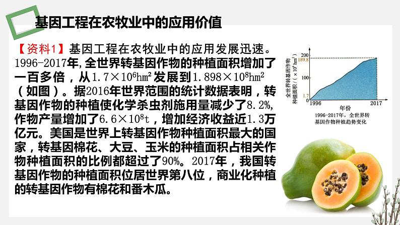 3.2 基因工程的应用价值 课件 高中生物新苏教版选择性必修304