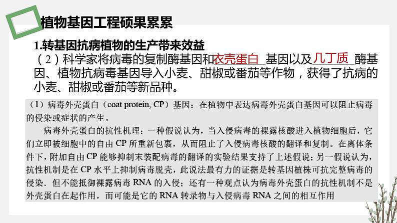 3.2 基因工程的应用价值 课件 高中生物新苏教版选择性必修308