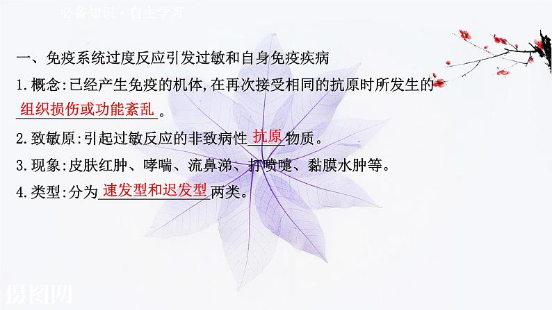 第四章 第四节 免疫功能异常引发疾病 课件（59张）-高中生物新浙科版（2019）选择性必修103