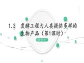 1.3 发酵工程为人类提供多样的生物产品（第1课时） 课件 高中生物新浙科版选择性必修3