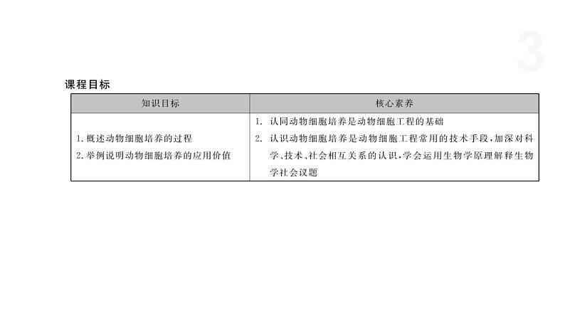 3.1 细胞培养是动物细胞工程的基础 课件 高中生物新浙科版选择性必修303