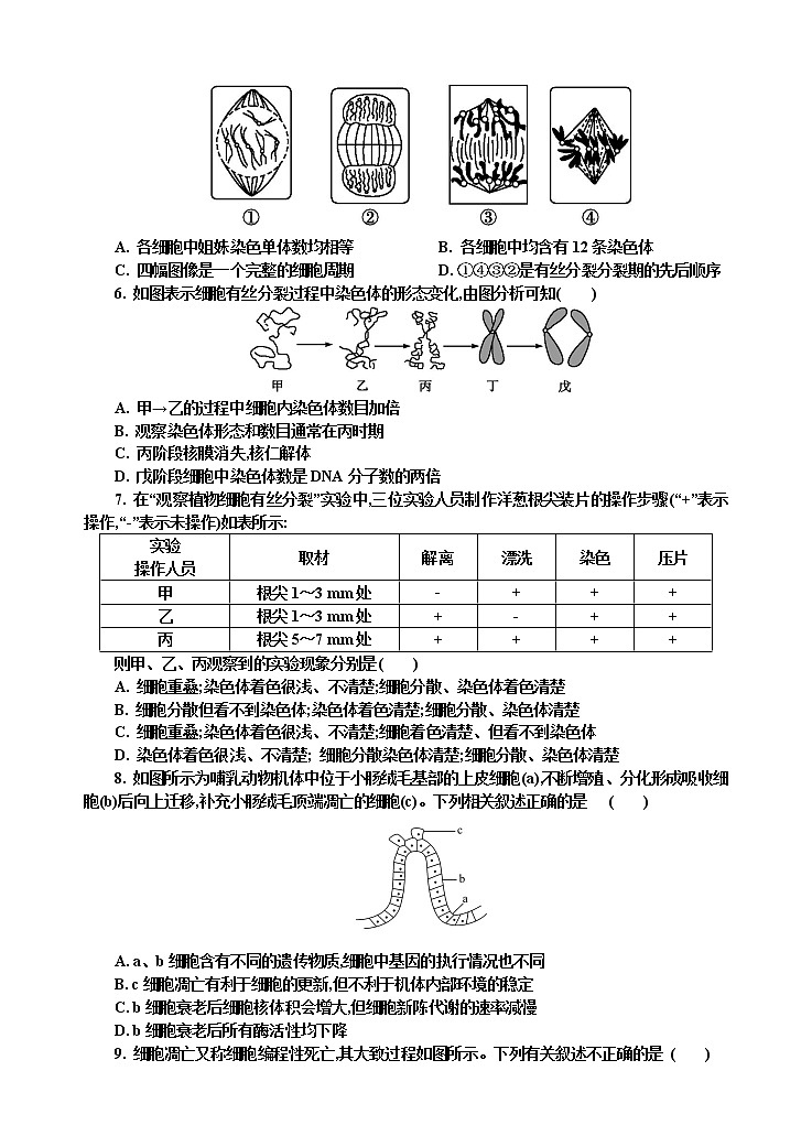 陕西省延安市第一中学2021-2022学年高一下学期第一次月考生物试题（含答案）02
