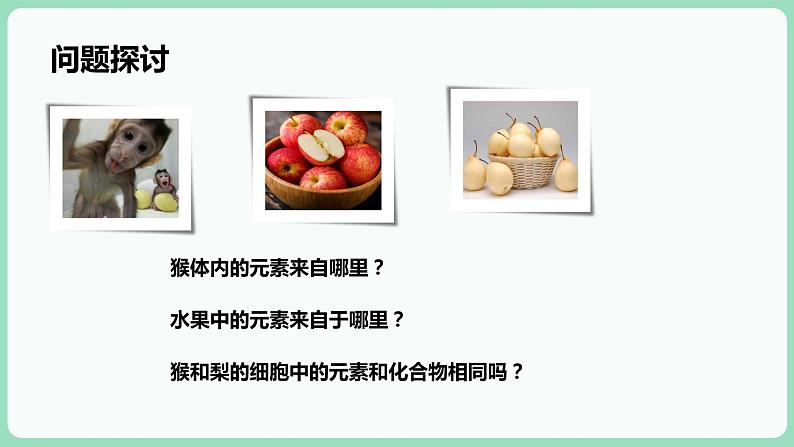 2.1 细胞中的元素和化合物（课件+练习）-2022-2023学年高一上学期生物人教版（2019）必修102