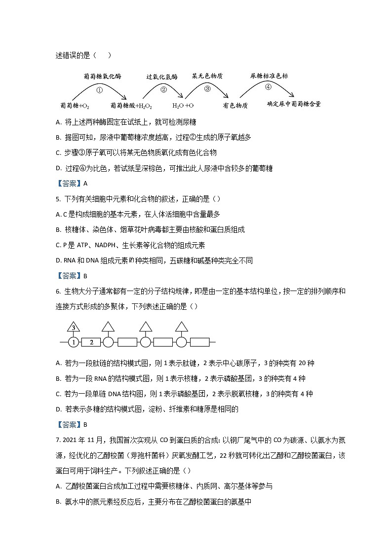 2023省哈尔滨师大附中高三上学期9月月考生物试题含答案第2页