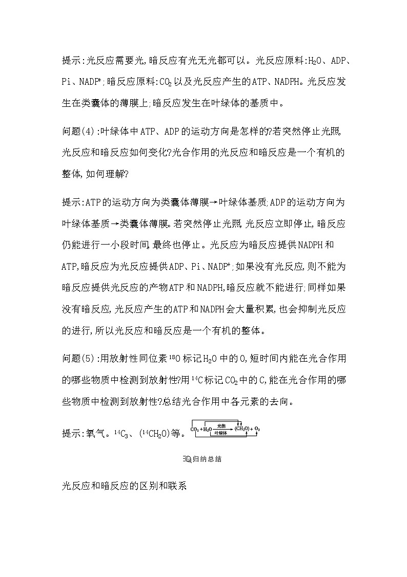 人教版高中生物必修1分子与细胞第5章细胞的能量供应和利用课时学案03