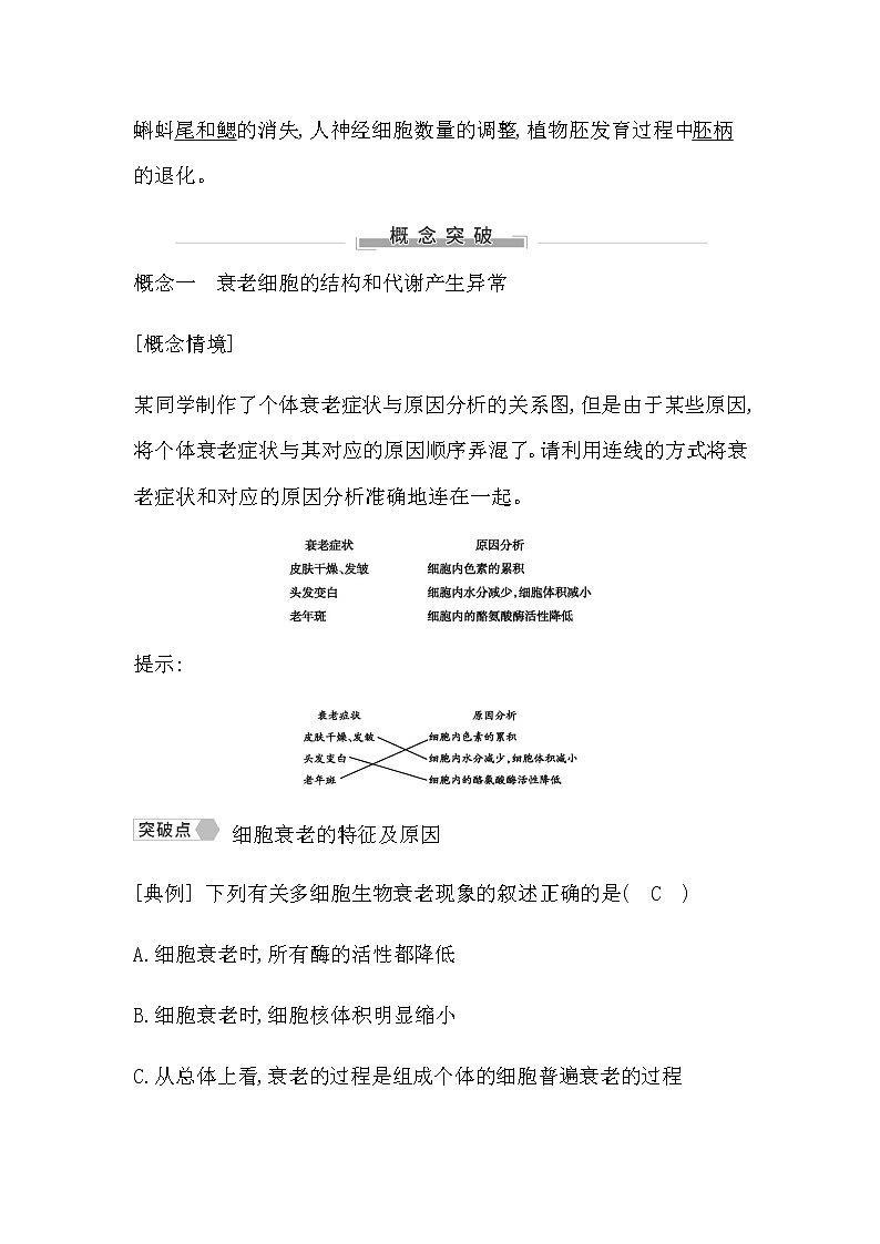 浙科版高中生物必修1分子与细胞第四章细胞的生命历程学案03