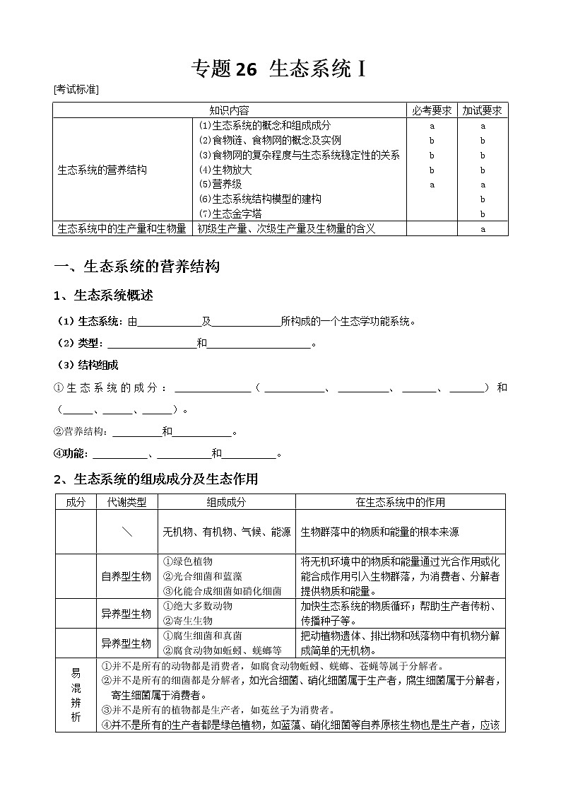 专题26 生态系统学生版第1页