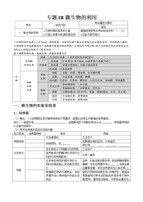 专题28 微生物的利用(选修1)学生版