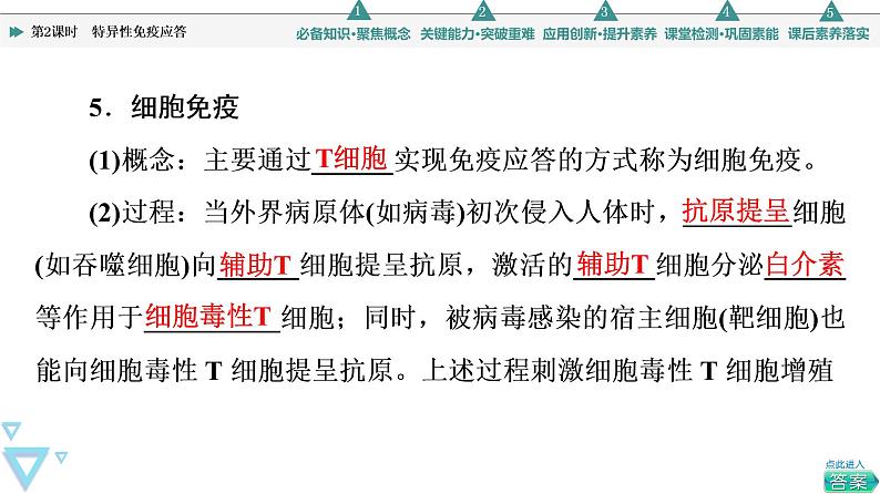 选择性必修1 特异性免疫应答（70张）  课件-高中生物新苏教版（2019）选择性必修106