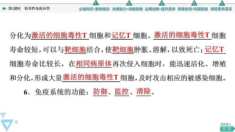 选择性必修1 特异性免疫应答（70张）  课件-高中生物新苏教版（2019）选择性必修107