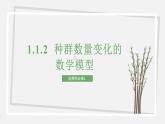 1.1.2  种群数量变化的数学模型 课件 高中生物新苏教版选择性必修2