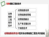 2.3.2 动物细胞培养技术及其应用 课件 高中生物新苏教版选择性必修3