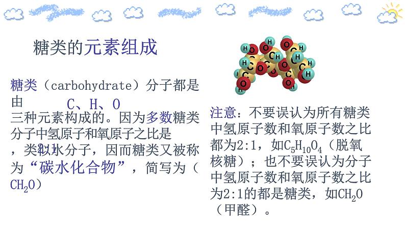 2.3组成细胞的分子细胞中的糖类第一课时第6页