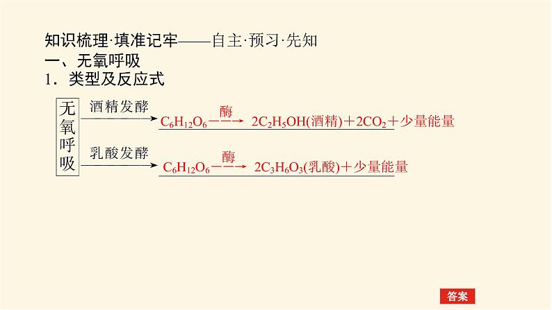 人教版高中生物学必修一第5章细胞的能量供应和利用导学案+课件03