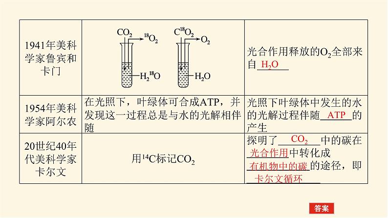 人教版高中生物学必修一第5章细胞的能量供应和利用导学案+课件05